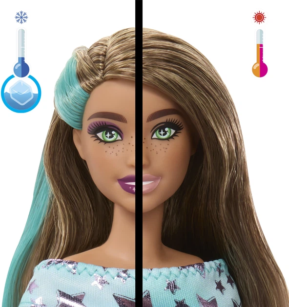 Lalka Barbie Przyjęcie niespodzianka w turkusowych odcieniach JFG72 (194735296514) - obraz 4