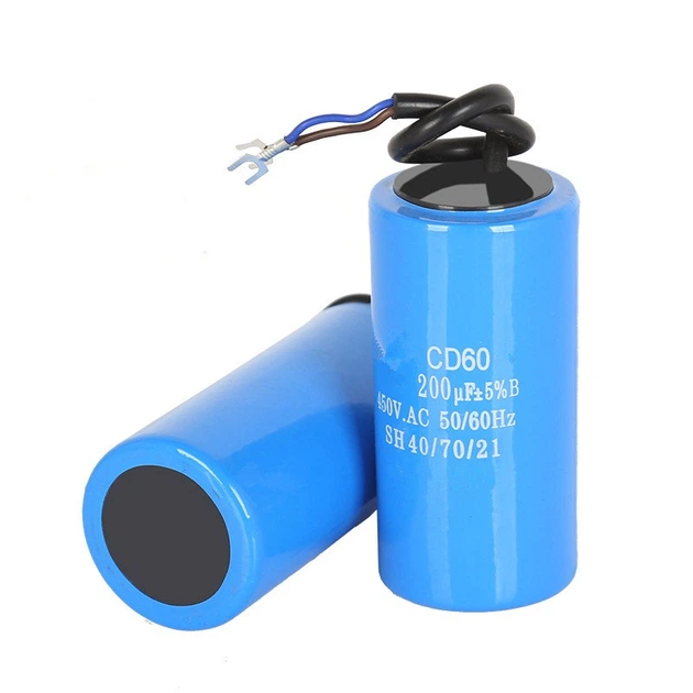 Конденсатор CD60 200 мкф 450 В провода Арт6827 - Фото 2 Конденсатор CD60 200 мкф 450 В провода Арт6827 - изображение 2