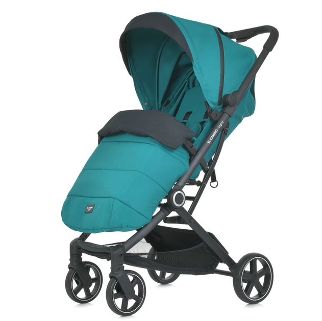 Детская прогулочная коляска LYRA ME 1099 Sea green - изображение 3