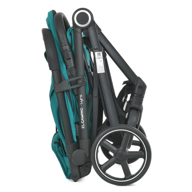 Детская прогулочная коляска LYRA ME 1099 Sea green - изображение 6