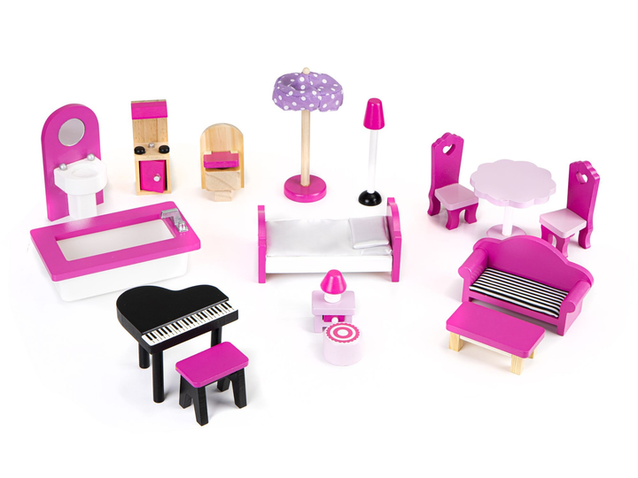 Ляльковий будинок Ecotoys Резиденція Меріленд з меблями (HM006391) (5903769970032) - зображення 4