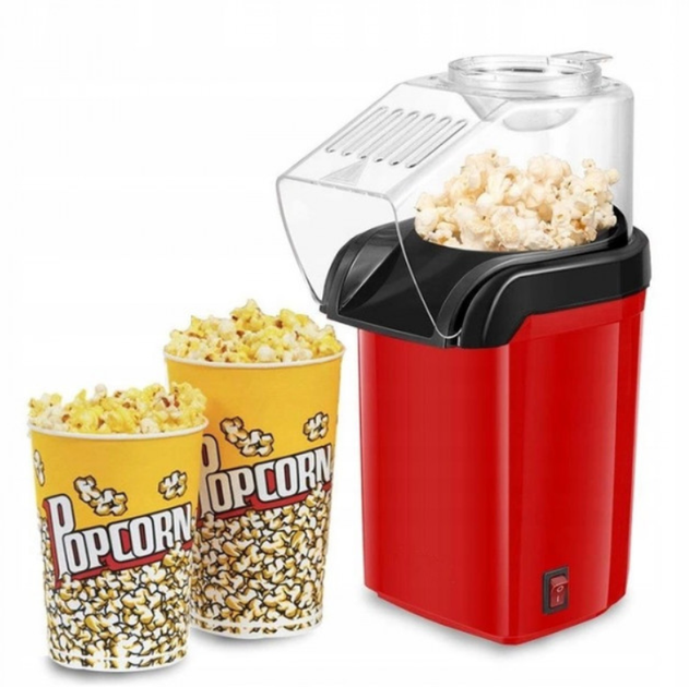 Аппарат для изготовления попкорна Popcorn Maker красный - Фото 2 Аппарат для изготовления попкорна Popcorn Maker красный - изображение 2