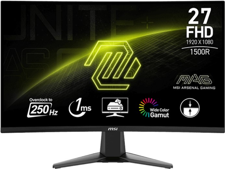 Monitor 27" MSI MAG 27C6X - obraz 1