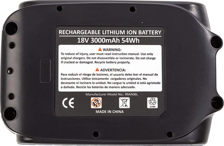 Акумулятор PowerPlant для шурупокрутів та електроінструментів Makita 18 В 3 А⋅год Li-Ion (BL1830B) (TB921997) - зображення 4