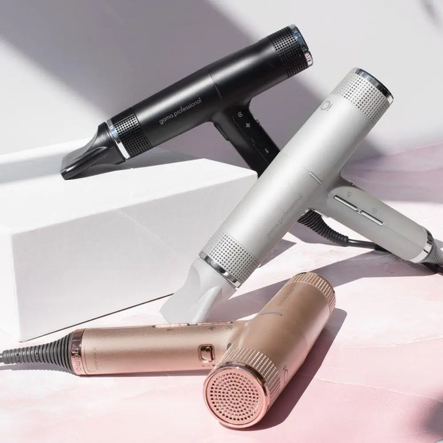 Фен для волос Ga.Ma IQ GOLD ROSE OXI-Active PH6060.RG Розовое золото - изображение 3