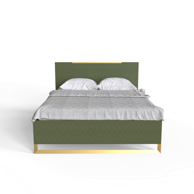 Кровать LofTerno Head 1,6 Swan 1670x1100x2060 Бали зелёный (105070304) - изображение 2