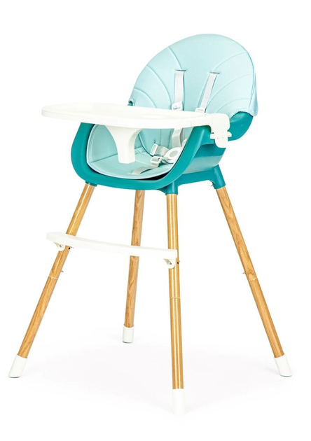Стільчик для годування EcoToys 2 в 1 блакитний (HA-004 BLUE) (5903769972234) - зображення 4
