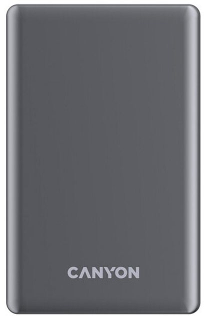 УМБ Canyon OnPower 505 slim Magsafe 5000 mAh PD20W Dark Grey (CNS-CPB505DG) - зображення 1