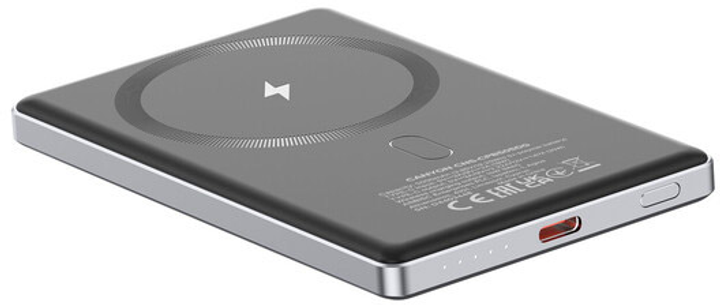 Powerbank Canyon OnPower 505 slim Magsafe 5000 mAh PD20W Dark Grey (CNS-CPB505DG) - obraz 4
