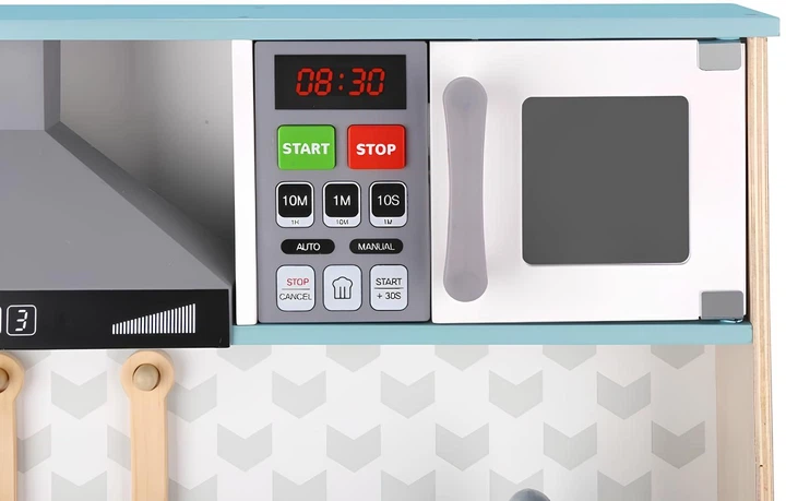 Kuchnia dla dzieci Tooky Toy Drewniana 10 elementów (5904326941861) - obraz 4