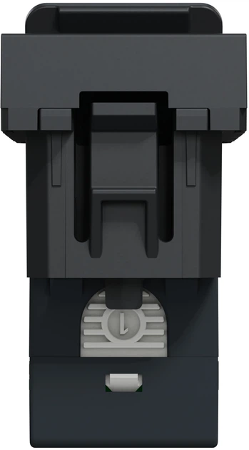 Розетка компьютерная RJ45 Schneider Electric Unica New одинарная, категория 5 UTP, 1 модуль, Антрацит (NU341054) - изображение 4