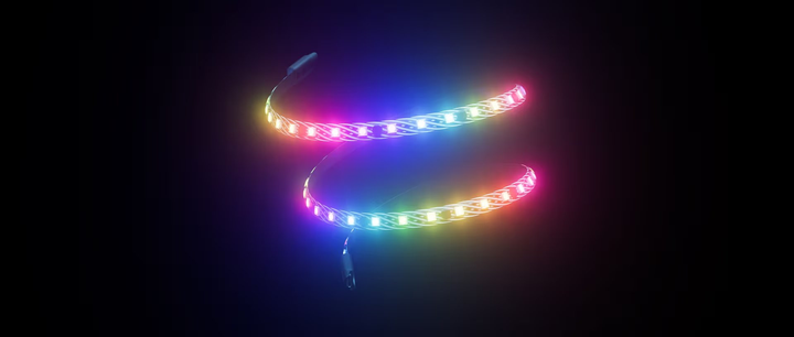 Oświetlenie dla obudowy HYTE LS10 qRGB Light Strip 330 mm (ACC-HYTE-LS10-B-3) - obraz 5
