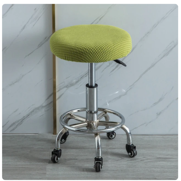Круглий чохол на стілець Diana Textile Round Chair Ø 28-40 см, Зелений - Фото 2 Круглий чохол на стілець Diana Textile Round Chair Ø 28-40 см, Зелений - зображення 2