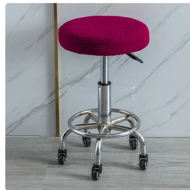Круглий чохол на стілець Diana Textile Round Chair Ø 28-40 см, Червоний - Фото 2 Круглий чохол на стілець Diana Textile Round Chair Ø 28-40 см, Червоний - зображення 2