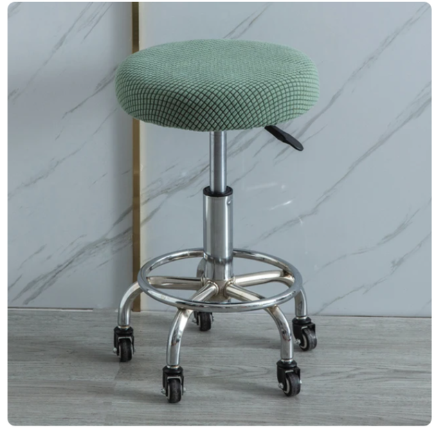 Круглий чохол на стілець Diana Textile Round Chair Ø 28-40 см, М'ятний - Фото 2 Круглий чохол на стілець Diana Textile Round Chair Ø 28-40 см, М'ятний - зображення 2