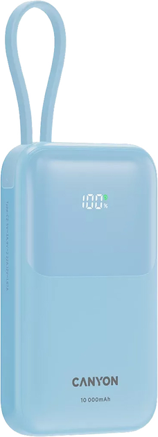 Powerbank Canyon OnPower 101 10000 mAh 22.5W Blue (CNS-CPB101BL) - obraz 3