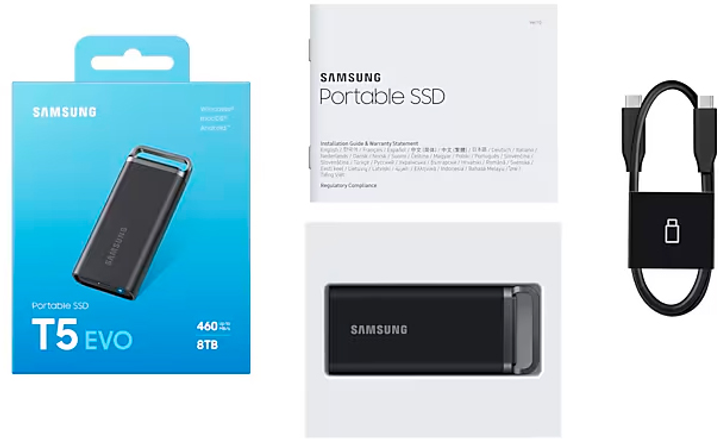 Dysk SSD Samsung T5 Evo 8TB USB Type-C 3D QLC (MU-PH8T0S/EU) - obraz 13