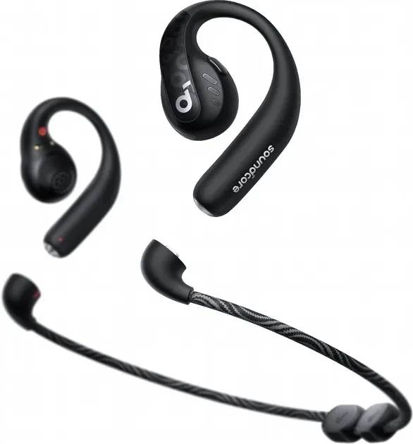 Наушники TWS Anker SoundCore Aerofit Pro Dynamic Black A3871G11 - Фото 3 Наушники TWS Anker SoundCore Aerofit Pro Dynamic Black A3871G11 - изображение 3