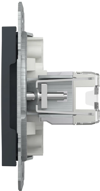 Компьютерная розетка Schneider Electric Asfora RJ45 5 категория UTP Антрацит (EPH4300171) - изображение 8