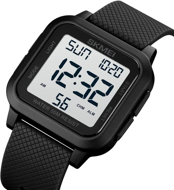 Часы Мужские Skmei 1894 black-white (3517) - изображение 2