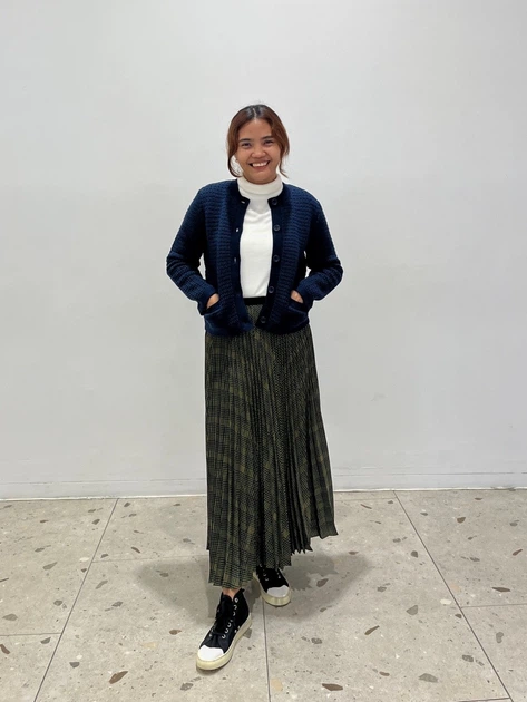 Кардиган вязаный женский Uniqlo 279202827 L Синий (1159825473) - Фото 6 Кардиган вязаный женский Uniqlo 279202827 L Синий (1159825473) - изображение 6
