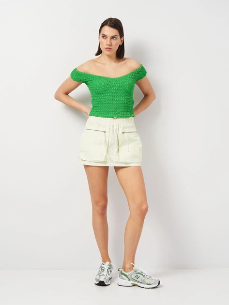 Футболка женская Zara 1165/975 M Зеленая (01165097500037) - изображение 3