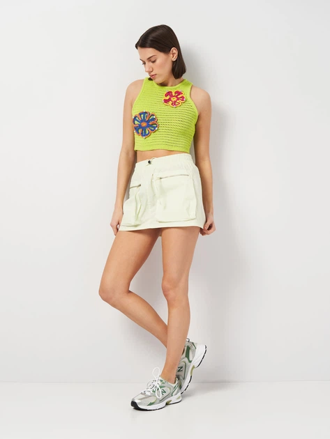 Футболка женская Zara 1957/850 S Зеленая (01957008509020) - изображение 3