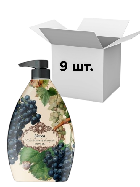 Упаковка гель для душа Shik Bianca Tuscan Aroma Fantasy Shower Gel Тоскана с экстрактом винограда и масла ши 1 л х 9 шт. - Фото 1 Упаковка гель для душа Shik Bianca Tuscan Aroma Fantasy Shower Gel Тоскана с экстрактом винограда и масла ши 1 л х 9 шт. - изображение 1