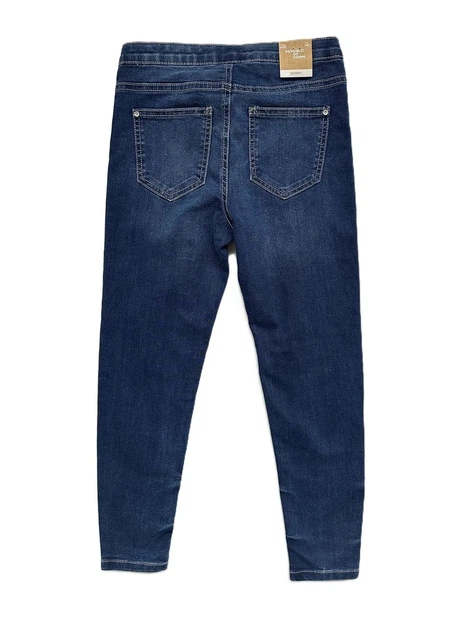 Джегінси-скінні дівчинки OVS Republic of Denim 2000-540 темно-сині 146см - Фото 2 Джегінси-скінні дівчинки OVS Republic of Denim 2000-540 темно-сині 146см - изображение 2