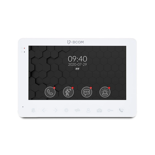 Комплект відеодомофону BCOM BD-780FHD White + Tantos Triniti FHD - зображення 2