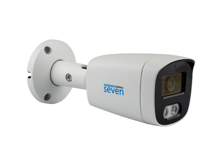 IP-видеокамера 5 Мп SEVEN IP-7225PA-DL white 4 мм с умной двойной подсветкой - Фото 2 IP-видеокамера 5 Мп SEVEN IP-7225PA-DL white 4 мм с умной двойной подсветкой - изображение 2