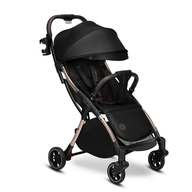 Прогулочная коляска Lionelo JULIE ONE BLACK GOLD - Фото 2 Прогулочная коляска Lionelo JULIE ONE BLACK GOLD - изображение 2