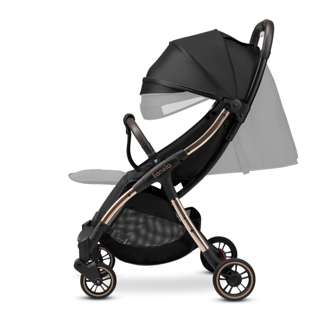 Прогулочная коляска Lionelo JULIE ONE BLACK GOLD - Фото 3 Прогулочная коляска Lionelo JULIE ONE BLACK GOLD - изображение 3