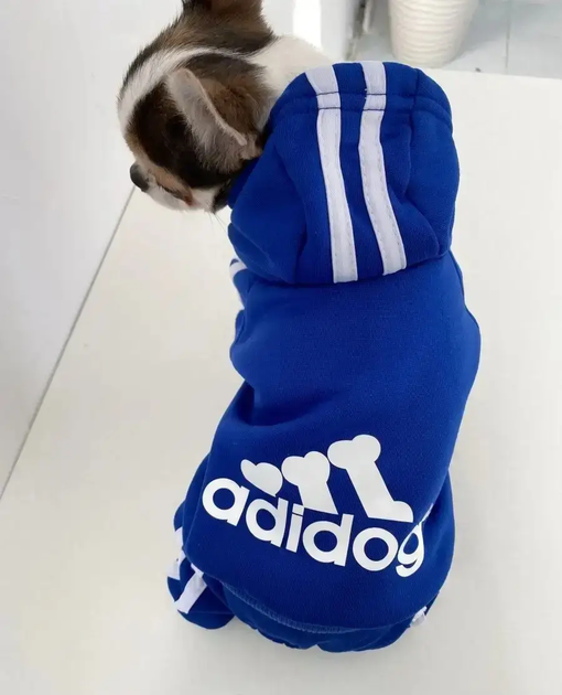 Костюм спортивный для собак Adidog Синий XL - изображение 4
