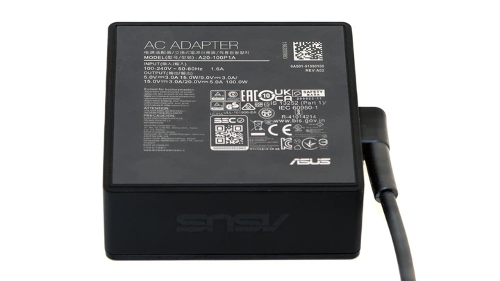 Блок питания для ноутбука ASUS 100W 20.0V/5A разъем USB Type-C квадратный корпус ORG (PSU-ASUS-031) - изображение 2