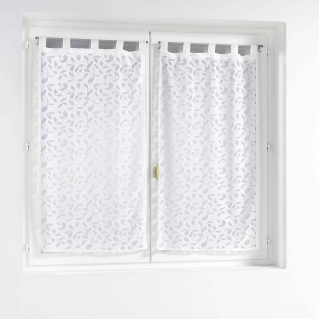 Набір фіранок Douceur d'interieur Manon на шлевках 60 x 90 см білий 2 шт (ZES3574386275651) - зображення 3
