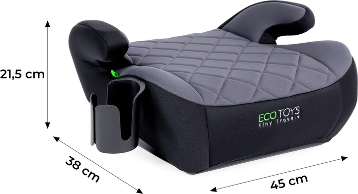 Fotelik samochodowy EcoToys siedzisko dla dzieci 125-150 cm C028 (5905817003600) - obraz 6