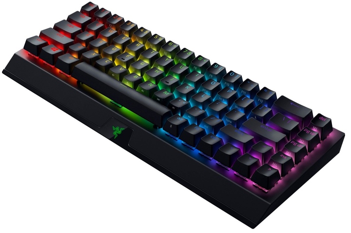Klawiatura bezprzewodowa Razer BlackWidow V3 Mini HyperSpeed Razer Green Switch Black (RZ03-03891400-R3M1) - obraz 3