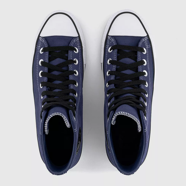 Мужские кеды замшевые высокие Converse Ctas Pro A10581C 45 (11US) 29.5 см Huckleberry Blue (194435310596) - Фото 4 Мужские кеды замшевые высокие Converse Ctas Pro A10581C 45 (11US) 29.5 см Huckleberry Blue (194435310596) - изображение 4