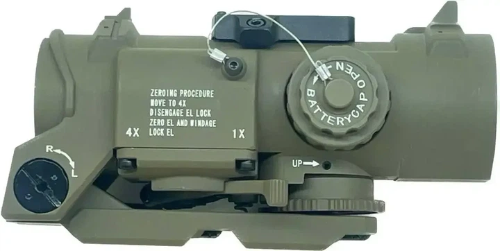 Оптический прицел ELCAN 1-4X на АК-74 АР-15 - изображение 3