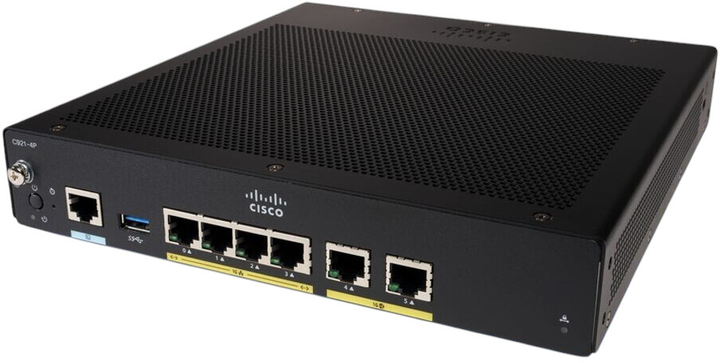 Router Cisco C921-4P Black (889728172059) - obraz 1