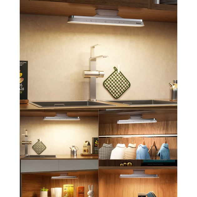 Світильник Baseus Magnetic Stepless Dimming Charging Desk Lamp Pro White (DGXC-02) - зображення 11
