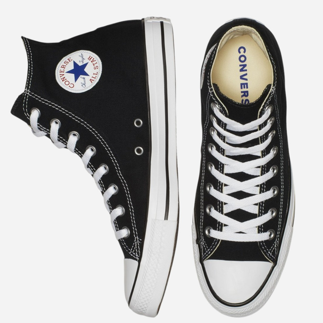 Жіночі кеди високі Converse Chuck Taylor All Star M9160C 38 (5.5US) Чорні (886952781279) - зображення 6