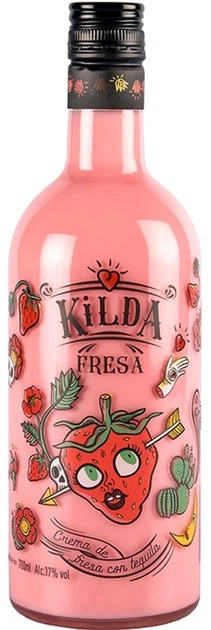 Лікер Kilda Strawberry Tequila Cream 0.7 л 17% (8413425014910