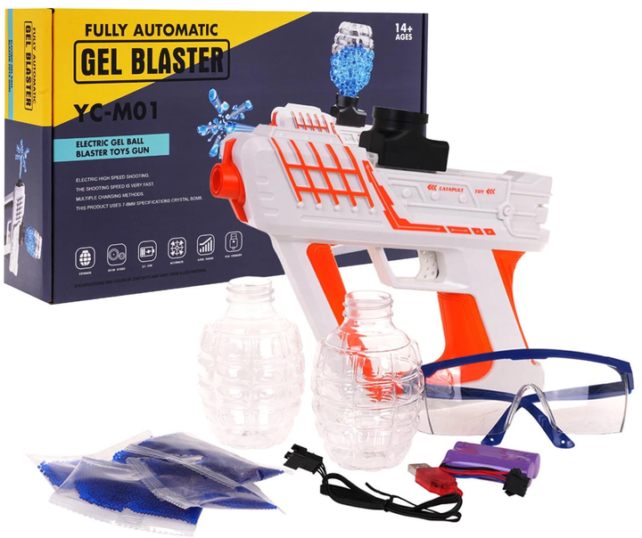 Pistolet Ramiz Gel Blaster z kulkami żelowymi + Akcesoria (5903864981605) - obraz 2