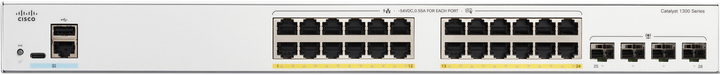 Комутатор Cisco Catalyst 1300 (C1300-24FP-4G) - зображення 1