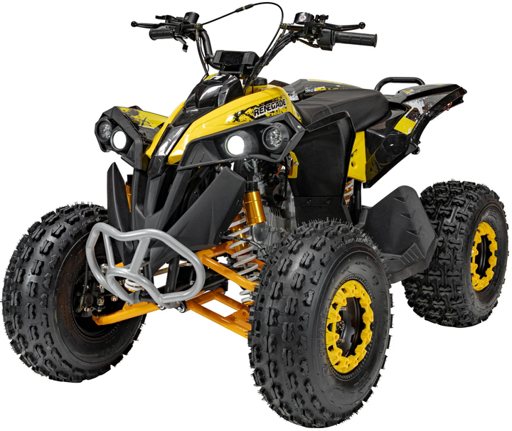 Квадроцикл Quad Ramiz бензиновий Renegade Hiperflex125CC Жовтий (5903864941616) - зображення 1