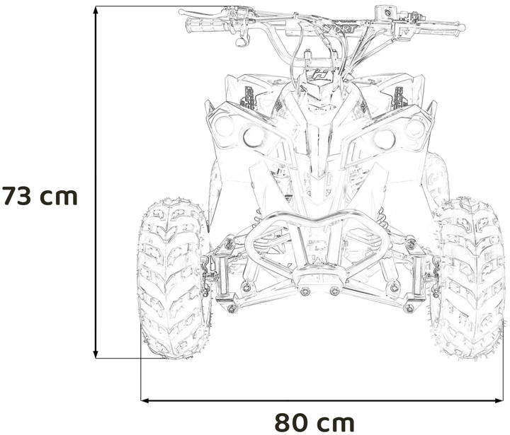 Pojazd Quad Ramiz spalinowy Renegade Hiperfect110CC Zielony (5903864941609) - obraz 10