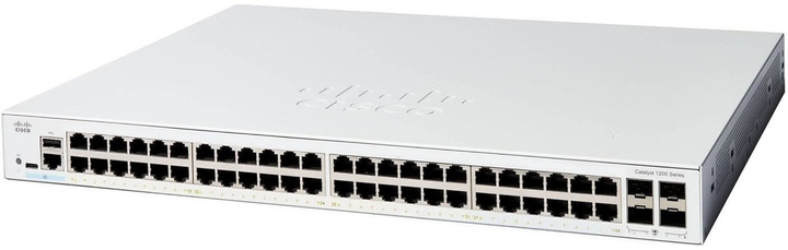 Комутатор Cisco Catalyst 1200 (C1200-48P-4X) - зображення 1