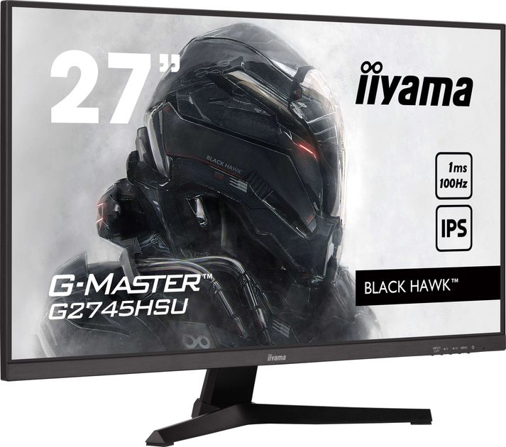 Monitor 27" iiyama G-Master Black Hawk G2745HSU-B2 - obraz 2